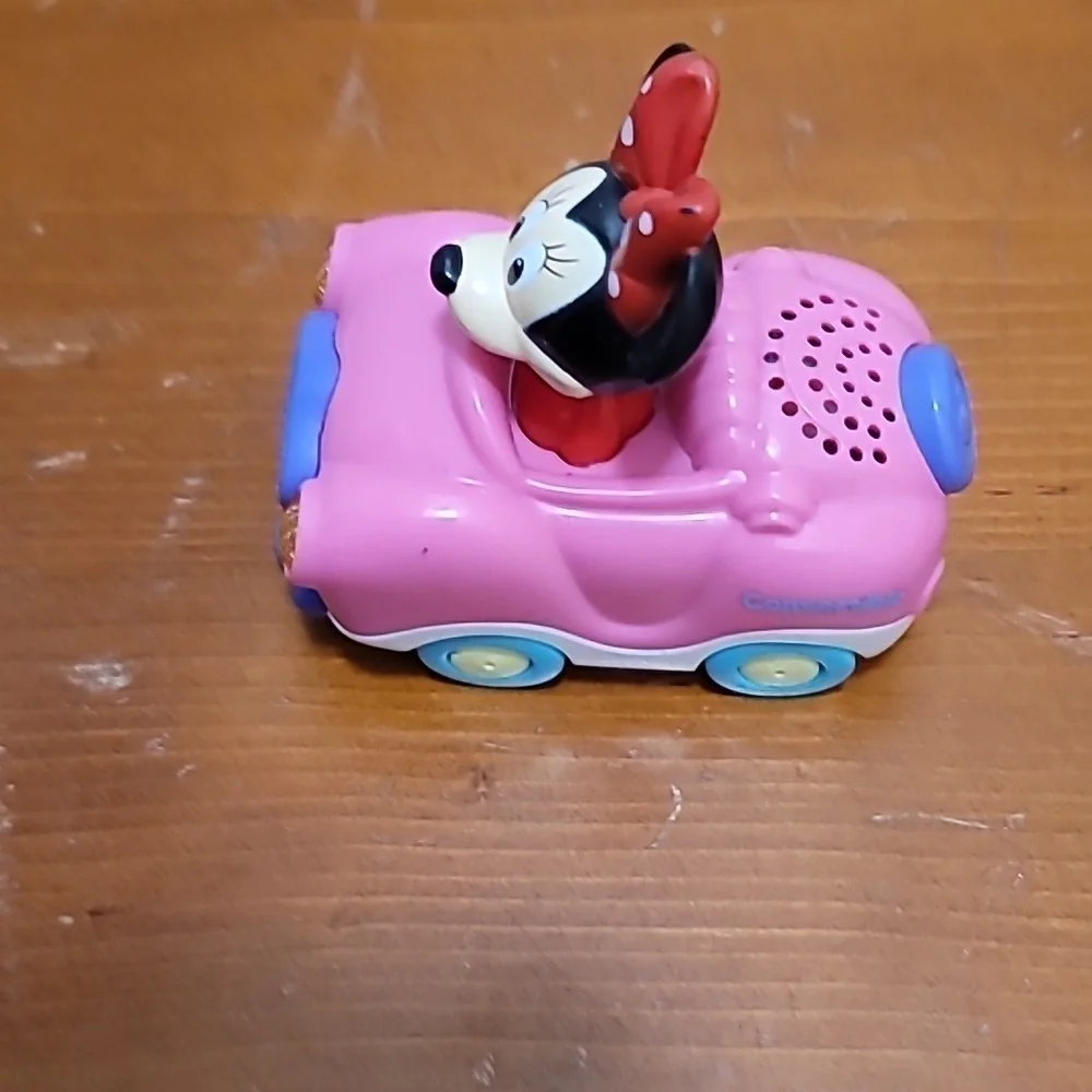VTech Minnie Mouse Convertible Go Go Smart Wheels Pink‎ Girls Toy Car VT8472